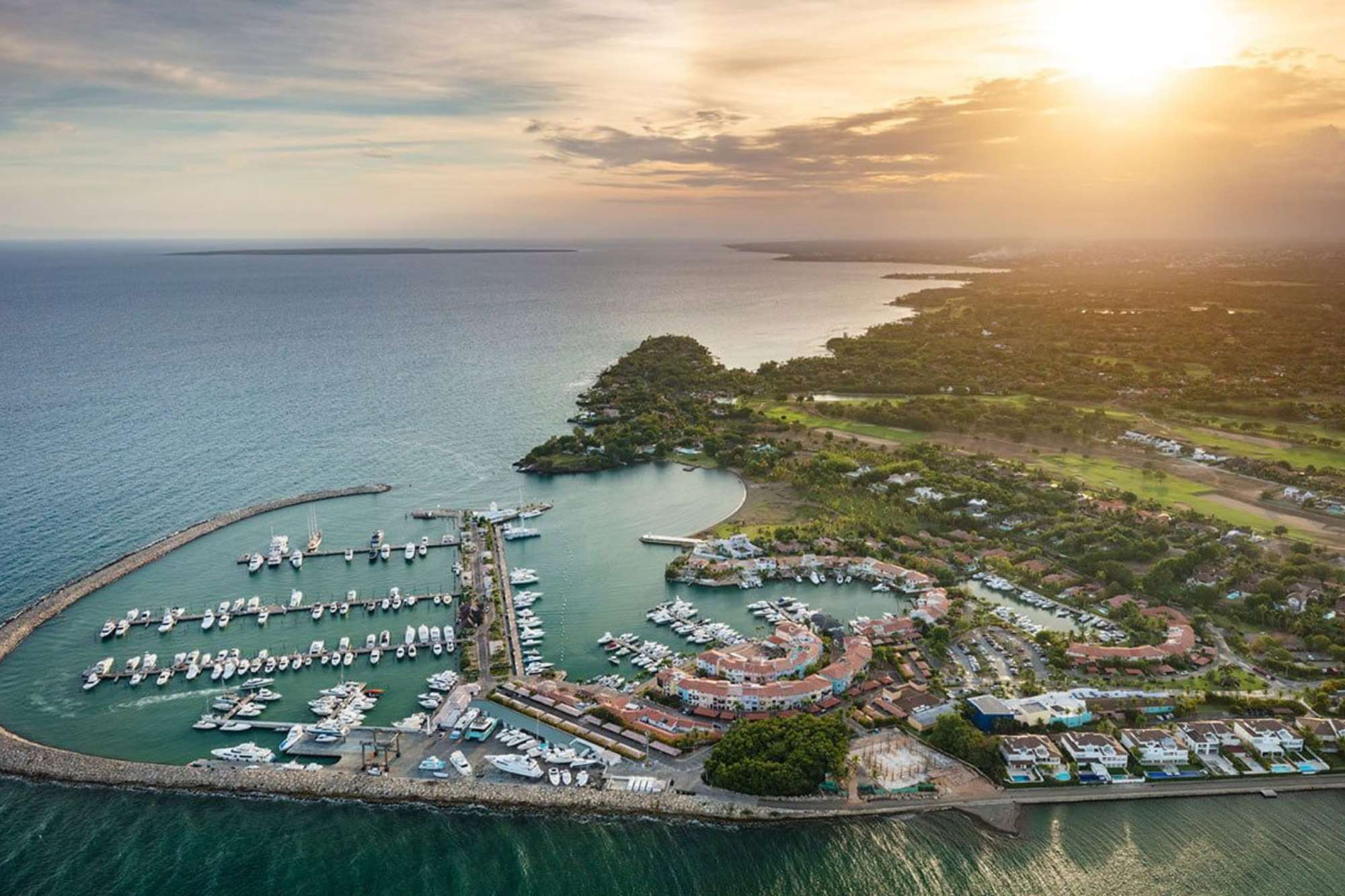 photo of the Marina in Casa de Campo in Punta Cana