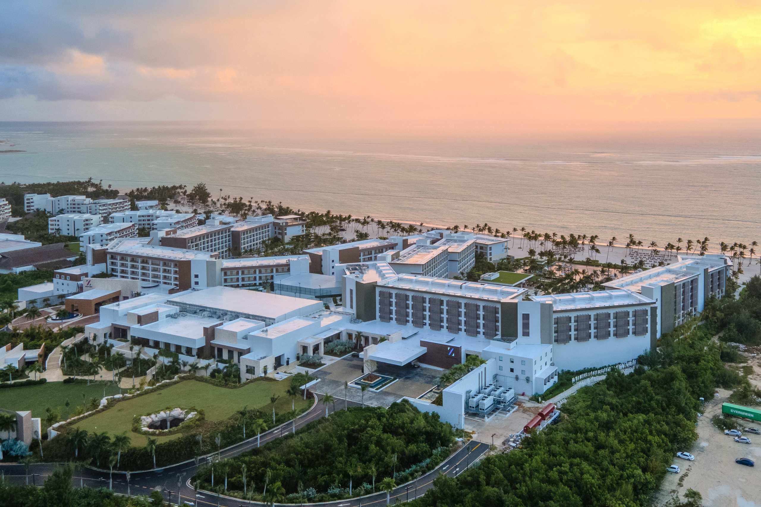 photo of Punta Cana Beach overlooking condo developments talking about the Confotur Law and how to get tax free real estate in the Dominican Republic